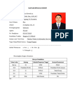 Format - Daftar Riwayat Hidup