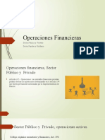 Operaciones Finacieras, Sector Público Privado Popular y Solidario