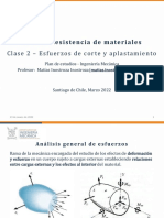 Clase 2 - Esfuerzo de Corte y Aplastamiento