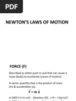 PHYS101 Laws of Motion