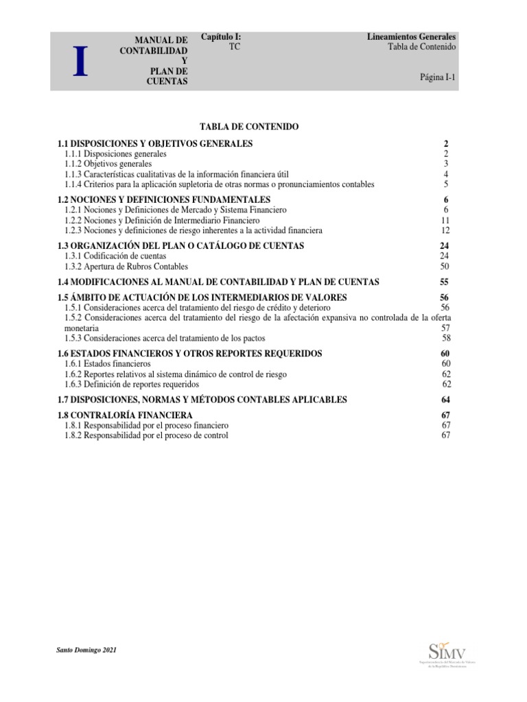 Manual Contabilidad y Plan de Cuentas | PDF | Contabilidad | Estado ...
