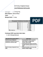 Laporan Pelaksanaan Catch Up Plan 2021 (BM T4)