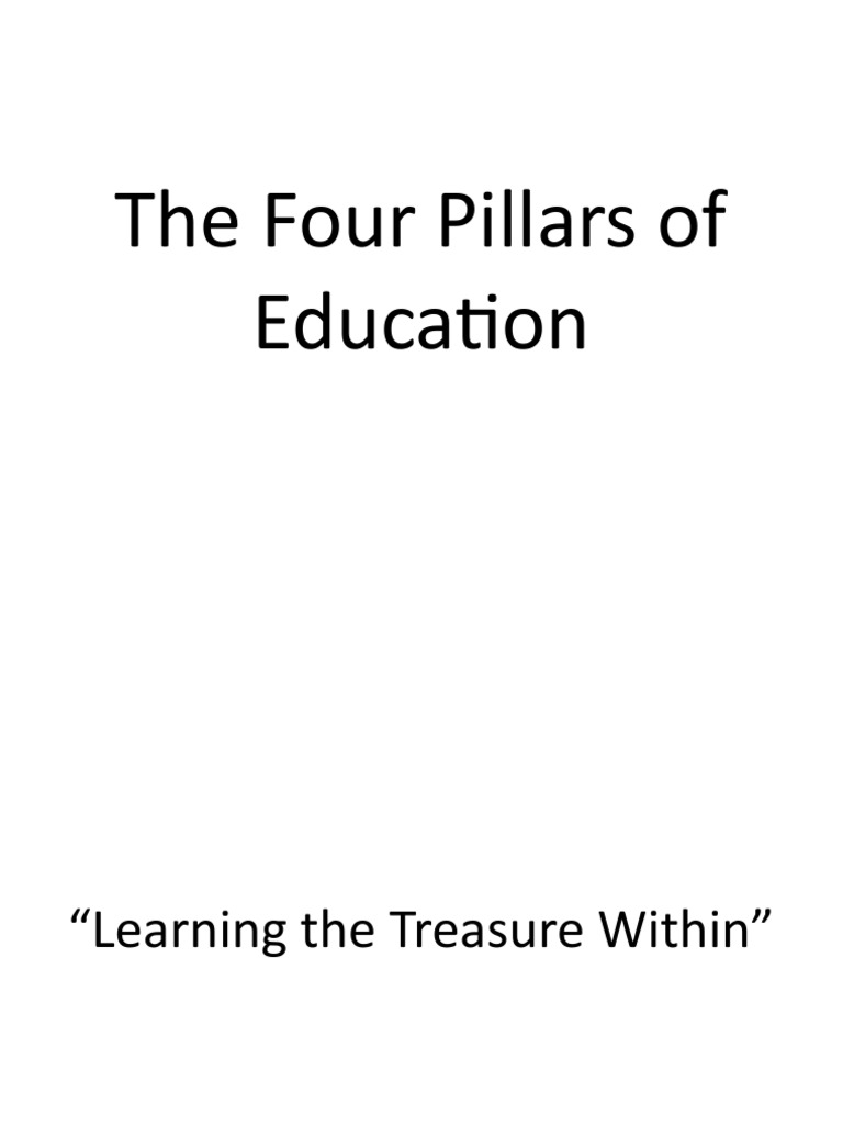 the-four-pillars-of-education-pdf-learning-critical-thinking