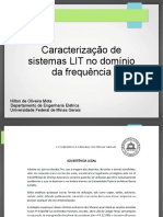03 - Caracterização de Sistemas LIT No Domínio Da Frequência