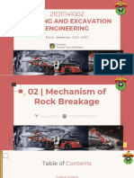Mekanisme Pemecahan Batuan Mechanism of Rock Breakage