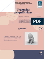 Urgencias Psiquiátricas.