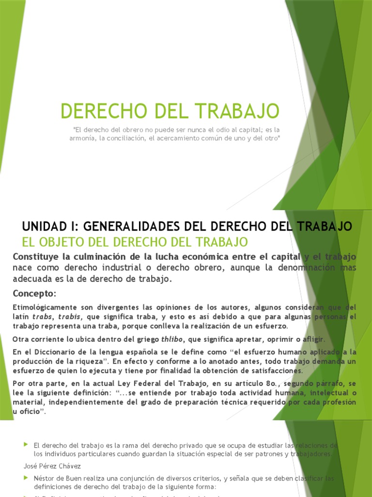 Derecho Laboral y Ley Federal 2025 | PDF | Derecho laboral | Salario