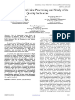 Echinacea-Based Juice Processing and Study of Its Quality Indicators