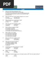 Light - MCQ