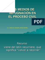 LOS MEDIOS DE IMPUGNACIÓN EN EL PROCESO CIVIL