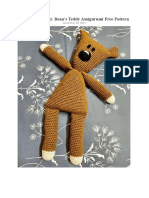 PDF Crochet Mr. Beans Teddy Amigurumi Free Pattern
