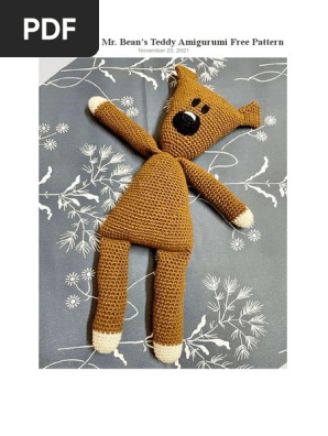 PDF-Crochet-Mr.-Beans-Teddy-Amigurumi-Free-Pattern