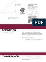 Generalidades y Naturaleza de Los Costos