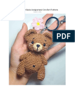 Bear Keychain Amigurumi Crochet Pattern