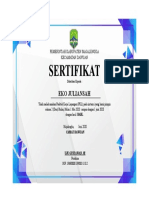 Sertifikat PKL