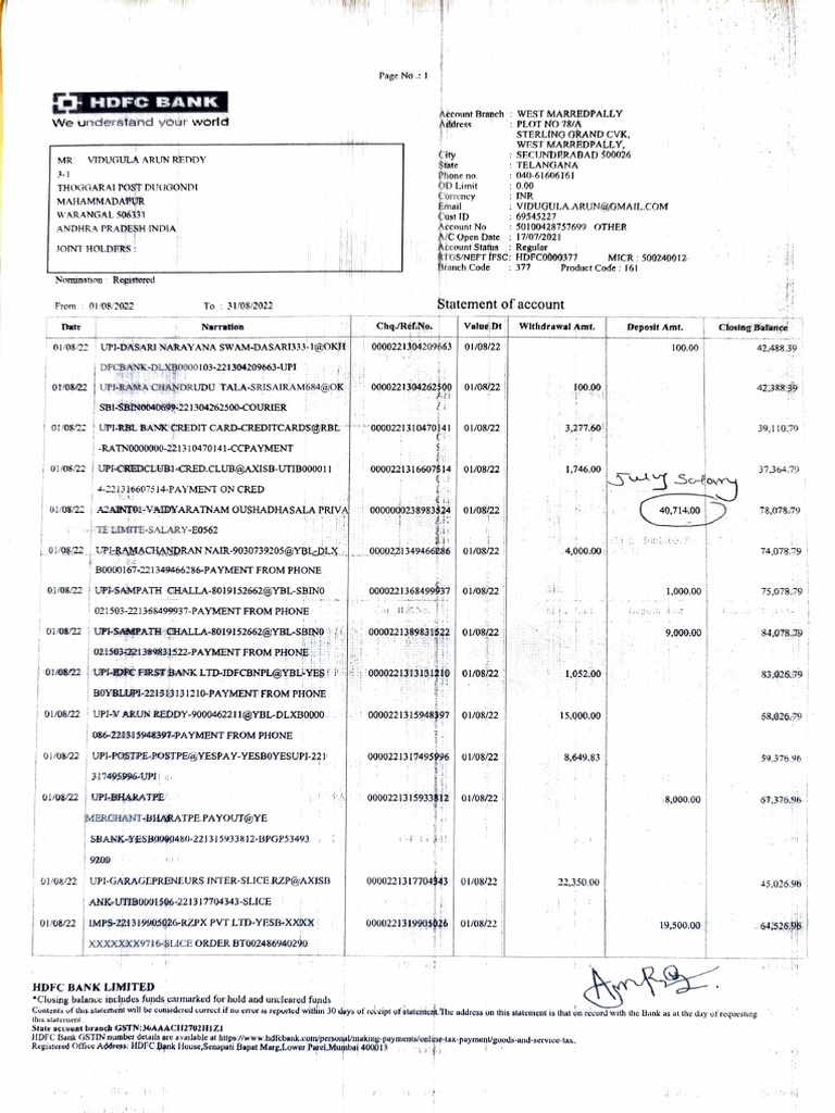 arun-reddy-salary-july-credited-bank-statement-pdf