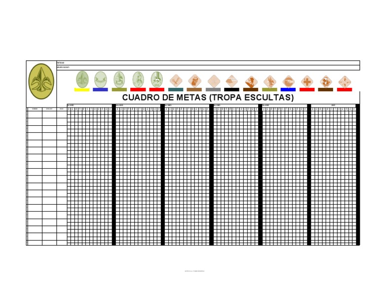25.-cuadro_de_metas_tropa_esculta | PDF