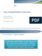 Presentation Existing Day Ahead Market Overview