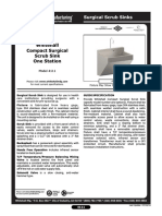 Whitehall Compact Surgical Scrub Sink One Station