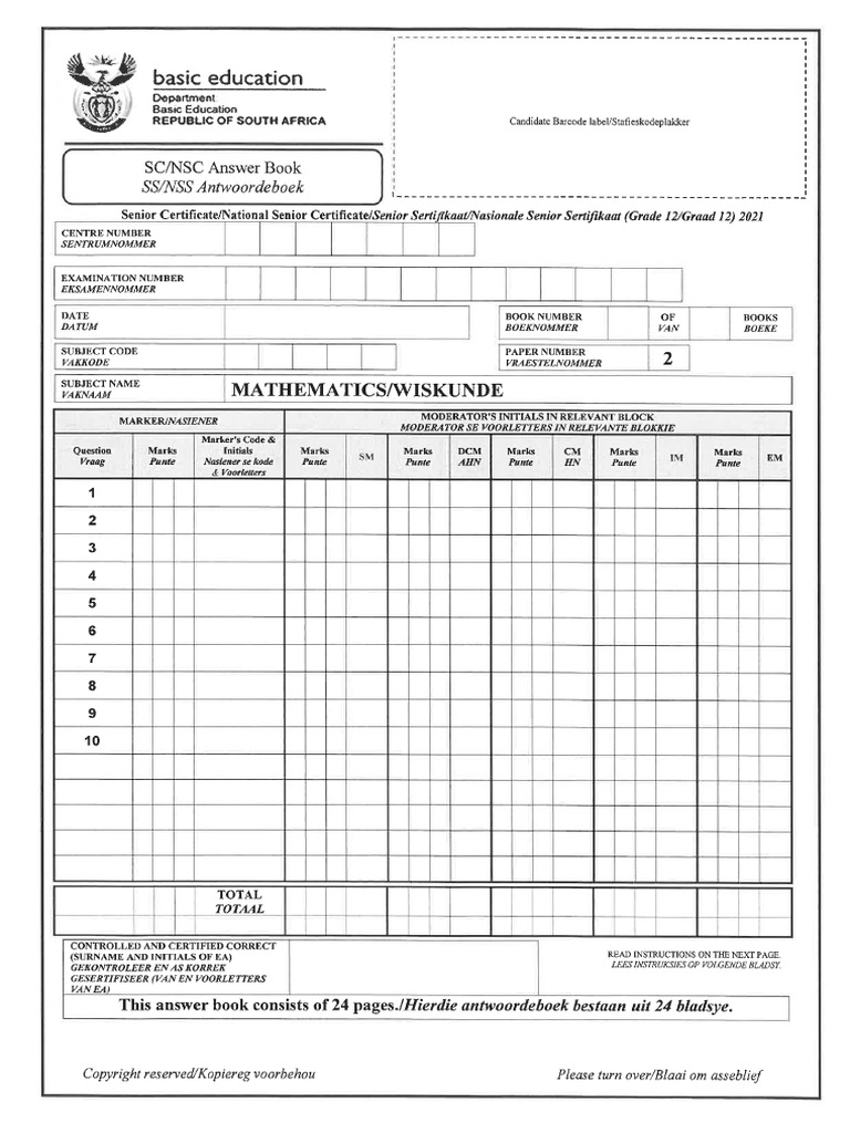 Mathematics P2 May June 2021 Answer Book Afr Eng Pdf