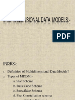 Multidimensional Data Models