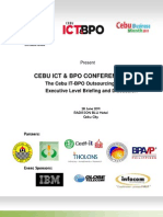 Cebu ICT Conference 2011: Outsourcing Roadmap Executive Briefing