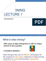Datamining Lecture 1&2
