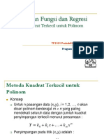 M22. Pendekatan Fungsi Dan Regresi