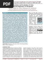 Formulation and Evaluation of Colon Targeted Suppository of Mesalazine