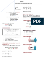 Module 4 Language of Functions and Relations