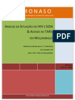 Situação do HIV e acesso ao TARV em Moçambique