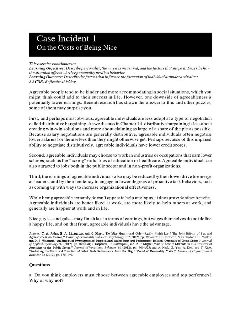 Unit 2 Case Cost | PDF | Negotiation | Salary