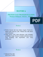 Materi 2 - Profesi Dan Profesionalisme