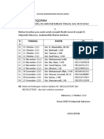 Jadwal Khatib Alistiqomah Bahoruru