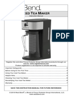 WestBend L5738 Iced Tea Maker Instruction Manual EN