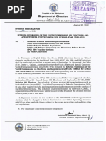 DM 137 S. 2022-INTERIM GUIDELINES OF THE YOUTH COMMISSION ON ELECTIONS AND APPOINTMENTS (YOUTH COMEA) FOR SCHOOL YEAR 2022-2023