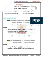 How To Form A Question Tag