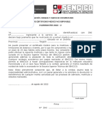 Declaracion Jurada Certificado Medico 2022 - 2