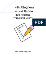 2n Grade Spelling Master List HMH