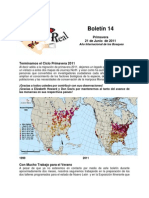 Boletin 14 Correo Real Mariposa Monarca, Primavera 2011
