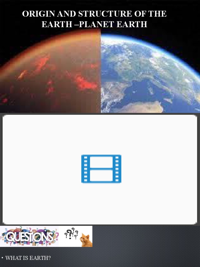 Origin and Structure of The Earth | PDF