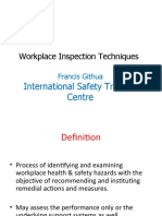 WORKPLACE INSPECTION TECHNIQUES Iia
