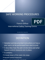 Safe Working Procedures 2