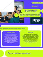 Perbedaan Seminar dan Diskusi Panel