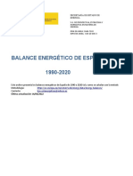 Balance Energetico Espana 1990 2020 Es