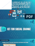 ICT FOR SOCIAL CHANGE (WEEK 18)