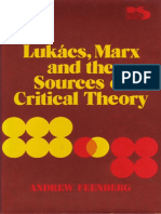 Feenberg, Andrew - Lukács, Marx, and The Sources of Critical Theory