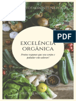 Capa de Livro de Receitas Veganas Com Verduras em Bege