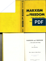 Marxism and Freedom.