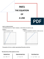 Equation of A Line